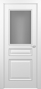 Недавно просмотренные - Дверь Z Ampir Т3 эмаль White patina Silver, сатинат