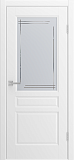 Дверь Belli эмаль белая, сатинат белый