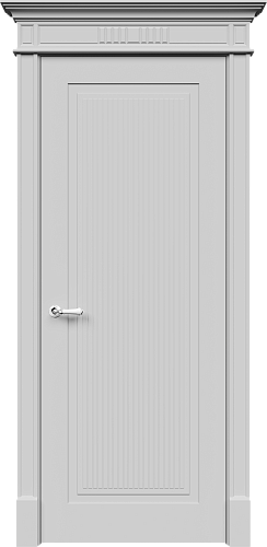 Дверь Рим эмаль RAL 7047, глухая