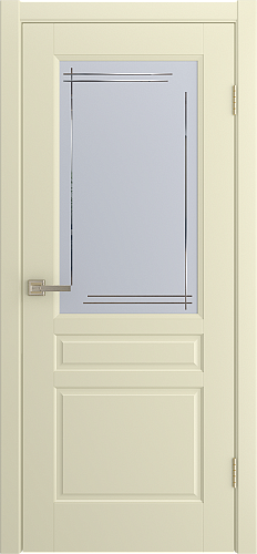 Дверь Belli эмаль жемчуг, сатинат белый