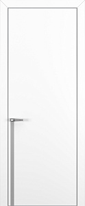 Недавно просмотренные - Дверь Z K21 полипропилен белый, ALU кромка хром, молдинг серебро, глухая