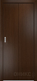 Дверь-книжка Оникс Эконом венге, глухая
