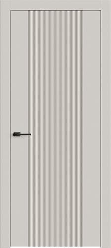 Дверь Лайн3 эмаль латте, глухая