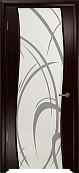 Схожие товары - Дверь Арт Деко Вэла венге, триплекс белый с рисунком