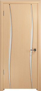 Недавно просмотренные - Дверь Арт Деко Вэла-2 беленый дуб, триплекс белый