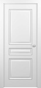 Недавно просмотренные - Дверь Z Ampir Т1 эмаль White patina Silver, глухая