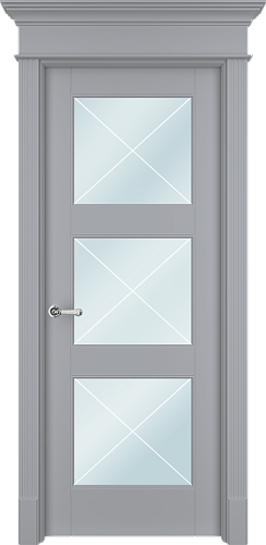 Дверь Тан33Хс эмаль RAL 7047, сатинат