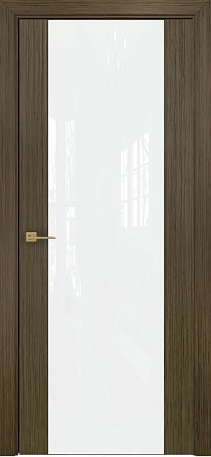Дверь Оникс Престиж олива, триплекс белый