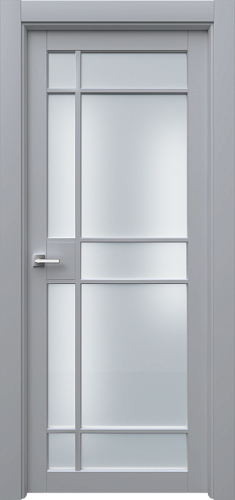 Дверь Ронд3Р9с эмаль RAL 7047, сатинат