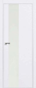 Недавно просмотренные - Дверь ProfilDoors 5E аляска, стекло белый лак, матовая алюминиевая кромка с 4-х сторон