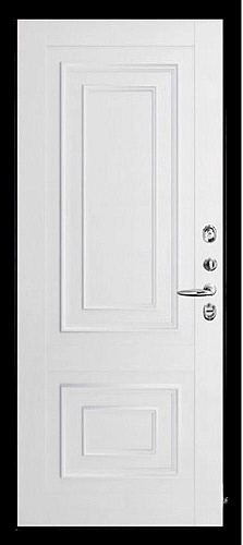 Панель внутренняя 16 мм Florence 62002, серена белая, ПВХ