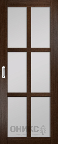 Перегородка Оникс №5 венге, сатинат белый