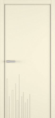 Дверь Z Rain эмаль жемчужно-перламутровая, глухая