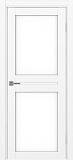 Дверь Эко 520.222 белый снежный, lacobel белый