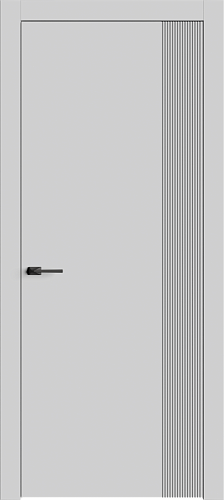 Дверь Лайн6 эмаль RAL 7047, глухая