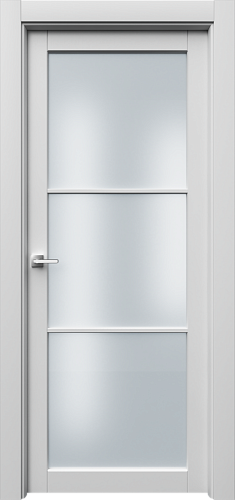 Дверь ПарнР3с эмаль белая, сатинат