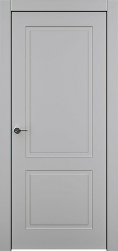 Дверь Классика-2 эмаль серая, глухая