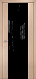 Дверь Оникс Престиж беленый дуб, триплекс черный