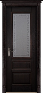 Недавно просмотренные - Дверь Ока массив дуба цельные ламели Аристократ №2 венге, стекло графит с наплавом