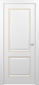 Недавно просмотренные - Дверь Z Venecia Т1 эмаль White patina Gold, глухая