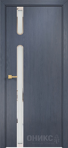 Дверь Оникс Рондо дуб графит, сатинат