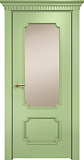 Дверь Оникс Палермо эмаль фисташковая, сатинат