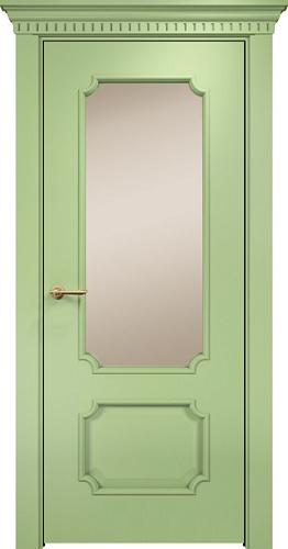 Дверь Оникс Палермо эмаль фисташковая, сатинат