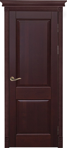 Дверь ОКА массив ольхи Элегия махагон, глухая