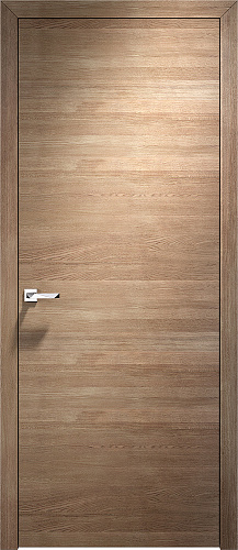 Дверь ПМЦ Design массив дуба Д 66 горизонтальный пергамент, глухая