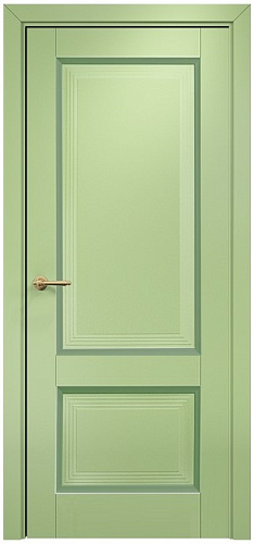Дверь Оникс Тоскана 3 эмаль фисташковая/RAL 6021, глухая