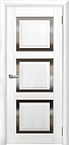 Дверь Берест массив сосны Браво Аэро эмаль белая, парящая филенка, сатинат