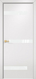 Дверь Оникс Силуэт эмаль белая, глухая