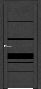 Недавно просмотренные - Дверь ДР экошпон UniLine Soft touch 30023 софт антрацит, стекло черное