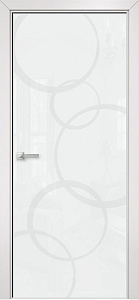 Недавно просмотренные - Дверь Оникс Арт, лакобель белый RAL0333 пескоструй №4