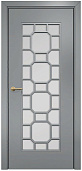 Схожие товары - Дверь Оникс Турин фрезерованная эмаль RAL 7040, сатинато с решеткой №3