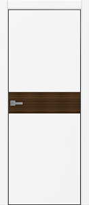 Недавно просмотренные - Дверь ДР Tamburat 4106 аляска AL кромка черная, орех натуральный, глухая