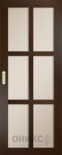 Перегородка Оникс №5 венге, сатинат бронза