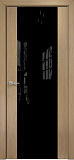 Дверь Оникс Парма 1 капучино, глухая лакобель RAL 9005