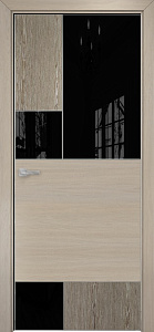Недавно просмотренные - Дверь Оникс New York акация/мокко, глухая с вставкой лакобель RAL 9005