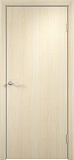 Дверь усиленная V ДГ ПВХ беленый дуб, глухая
