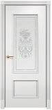 Дверь Оникс Марсель эмаль белая, сатинат №20