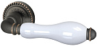 Недавно просмотренные - Межкомнатная ручка Armadillo Silvia CL1 ABL-18/WP-109 Темная медь/бел фарфор