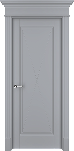 Дверь ТанХ эмаль RAL 7047, глухая