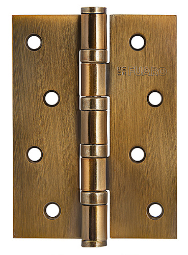 Петля универсальная Fuaro 4BB 100x75x2,5 кофе блестящее