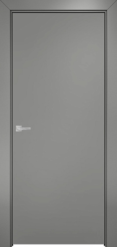 Дверь Оникс Гладкая эмаль RAL 7036, глухая