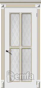 Недавно просмотренные - Дверь Ретро 4 эмаль патина золото, стекло белое матовое кристалл