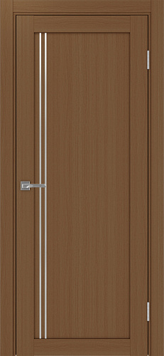 Дверь Эко 566.111 АПП орех молдинг SC, глухая