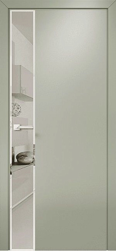 Дверь Оникс Сеул эмаль RAL 7038, глухая