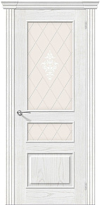 Недавно просмотренные - Дверь Браво Сорренто жемчуг Т-23, сатинато белое художественное, технология "алмазная грань"