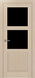 Дверь Эко 630.221 ОФ3 дуб беленый, lacobel черный